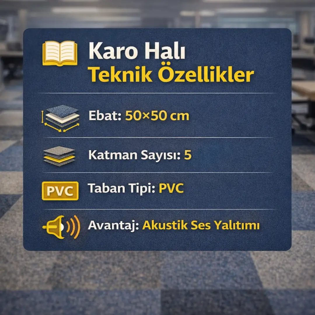 karo halı teknik özellikleri ve uygulama bilgileri&nbsp;