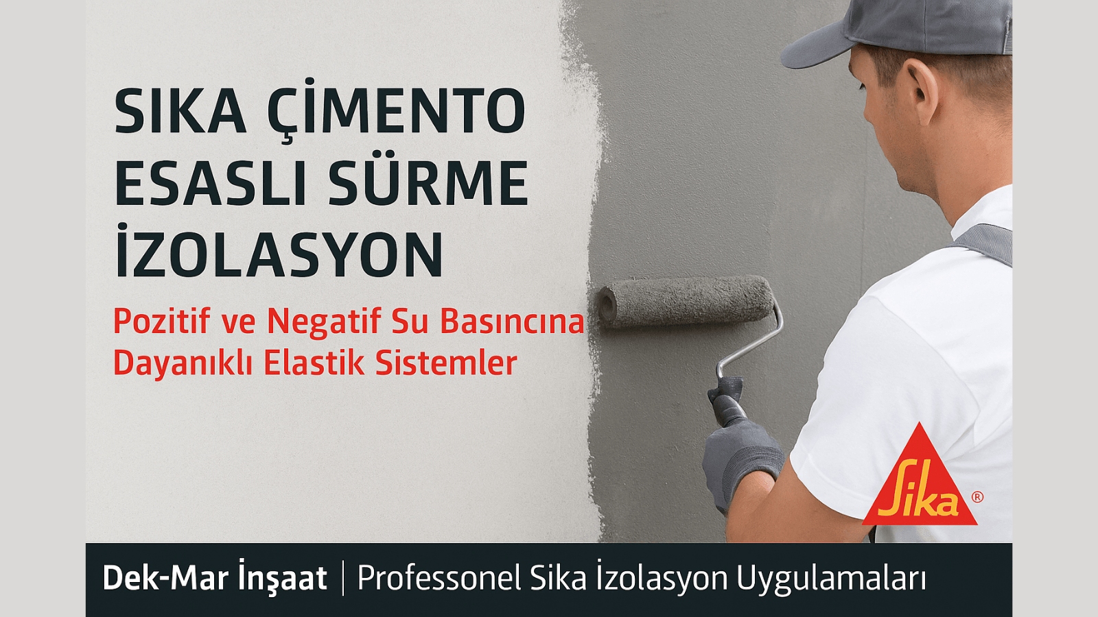 Sika Çimento Esaslı Sürme İzolasyon