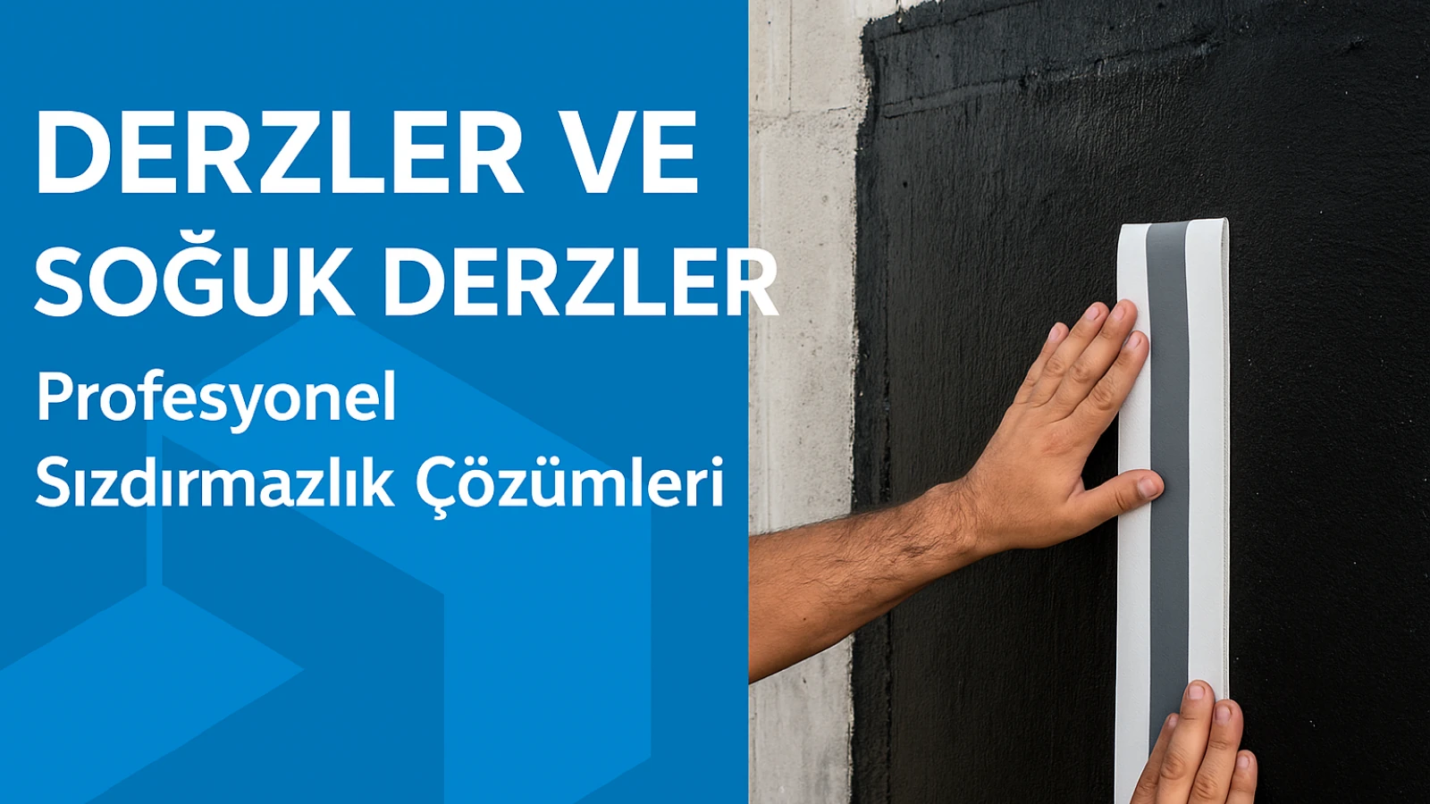 Derzler ve Soğuk Derzler – Profesyonel Sızdırmazlık ve Su Yalıtım Sistemleri