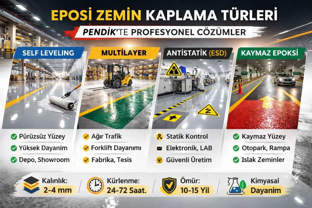 poksi zemin kaplama türleri karşılaştırması&nbsp;