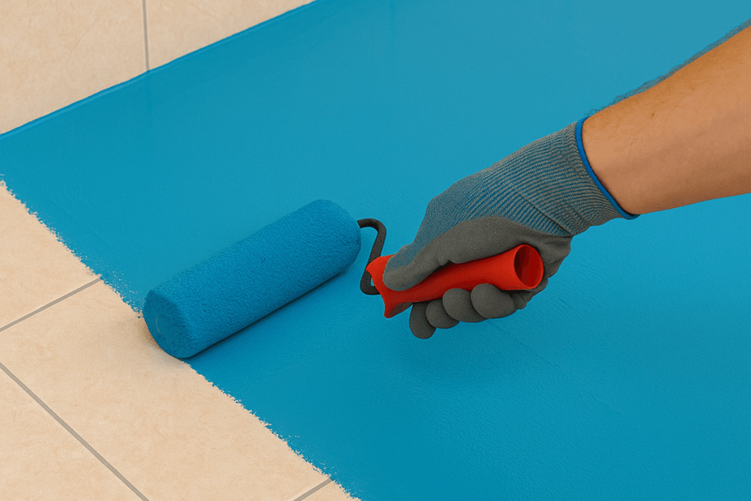 Fayans üstü likit membran uygulaması – kırmadan çözüm. 