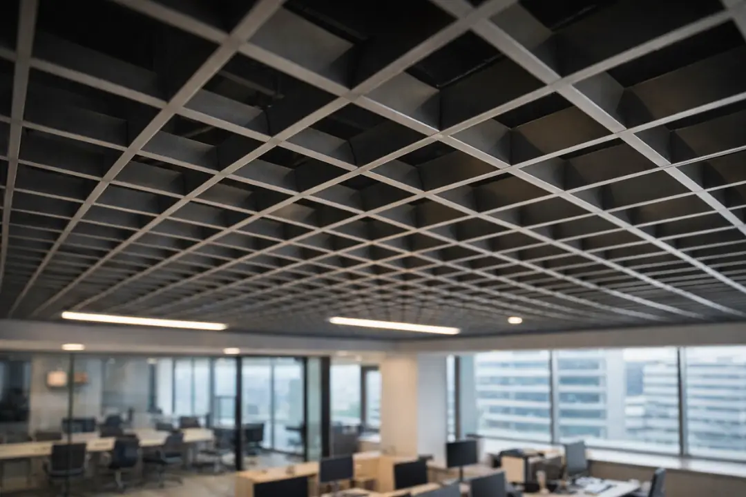 Petek asma tavan sisteminin açık hücreli yapısı