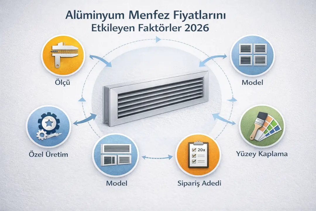 Alüminyum menfez fiyatlarını etkileyen faktörler 2026