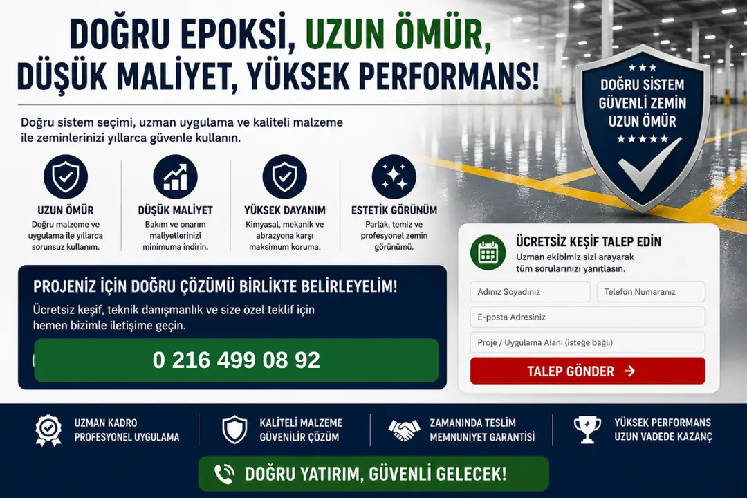 Epoksi boya ve epoksi kaplama sistem seçimi