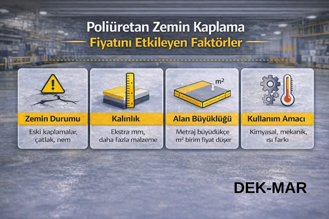 Poliüretan zemin kaplama fiyatını etkileyen faktörler ve maliyet belirleyiciler&nbsp;