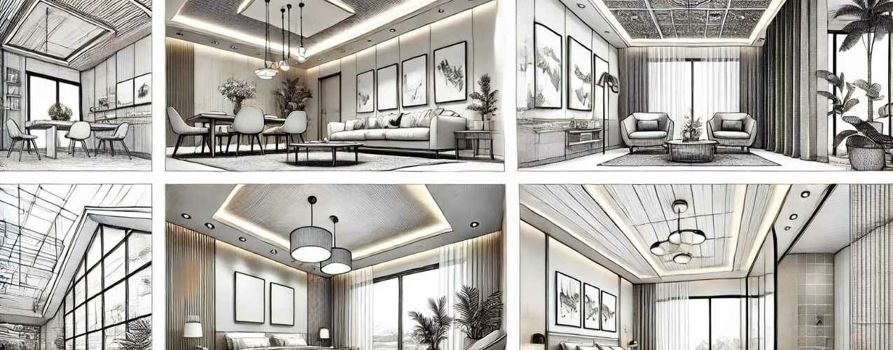Asma Tavan Modelleri: Salon, Oturma Odası, Yemek Odası ve Banyo için Modern Tasarımlar