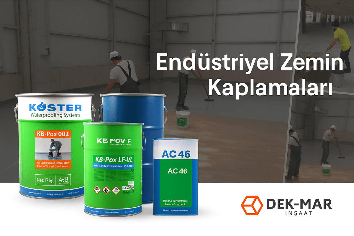 Endüstriyel Zemin Kaplamaları: Epoksi, Self-Leveling & Beton Koruma