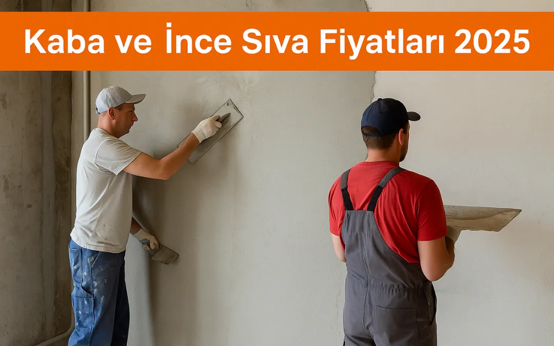 2025 kaba ve ince sıva uygulamasında gerçek ustaların duvar yüzeyinde yaptığı işçilikten bir örnek – Dek-Mar İnşaat.