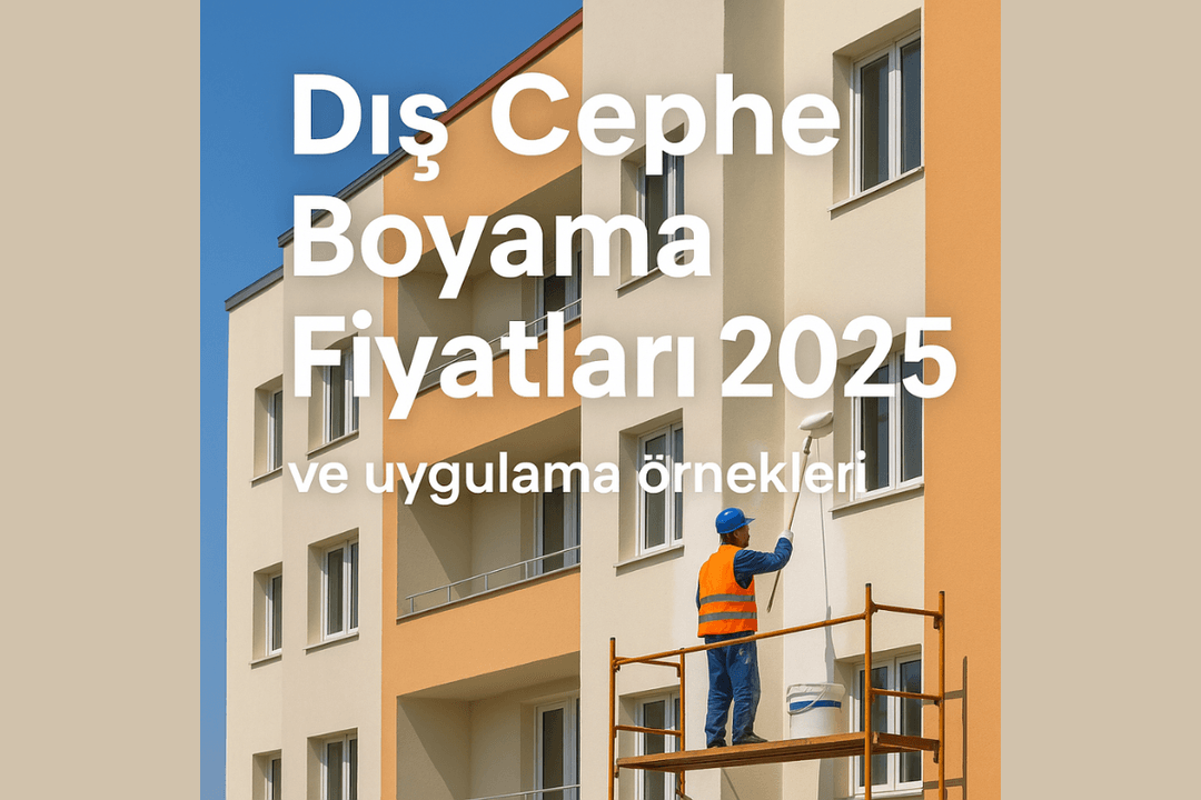 2025 dış cephe boyama fiyatları ve uygulama örnekleri. 