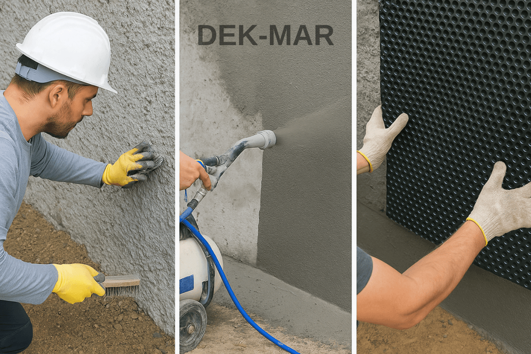 Perde beton izolasyonu uygulama aşamaları – yüzey hazırlığı, sürme, drenaj levhası