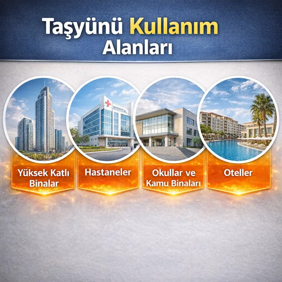 taşyünü mantolama kullanılan bina türleri dış cephe yalıtım uygulaması