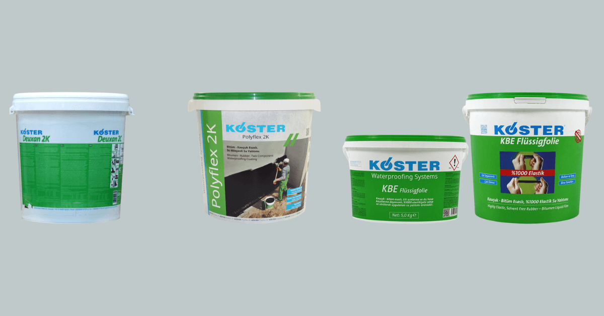 KÖSTER Bitüm Esaslı Su Yalıtımı