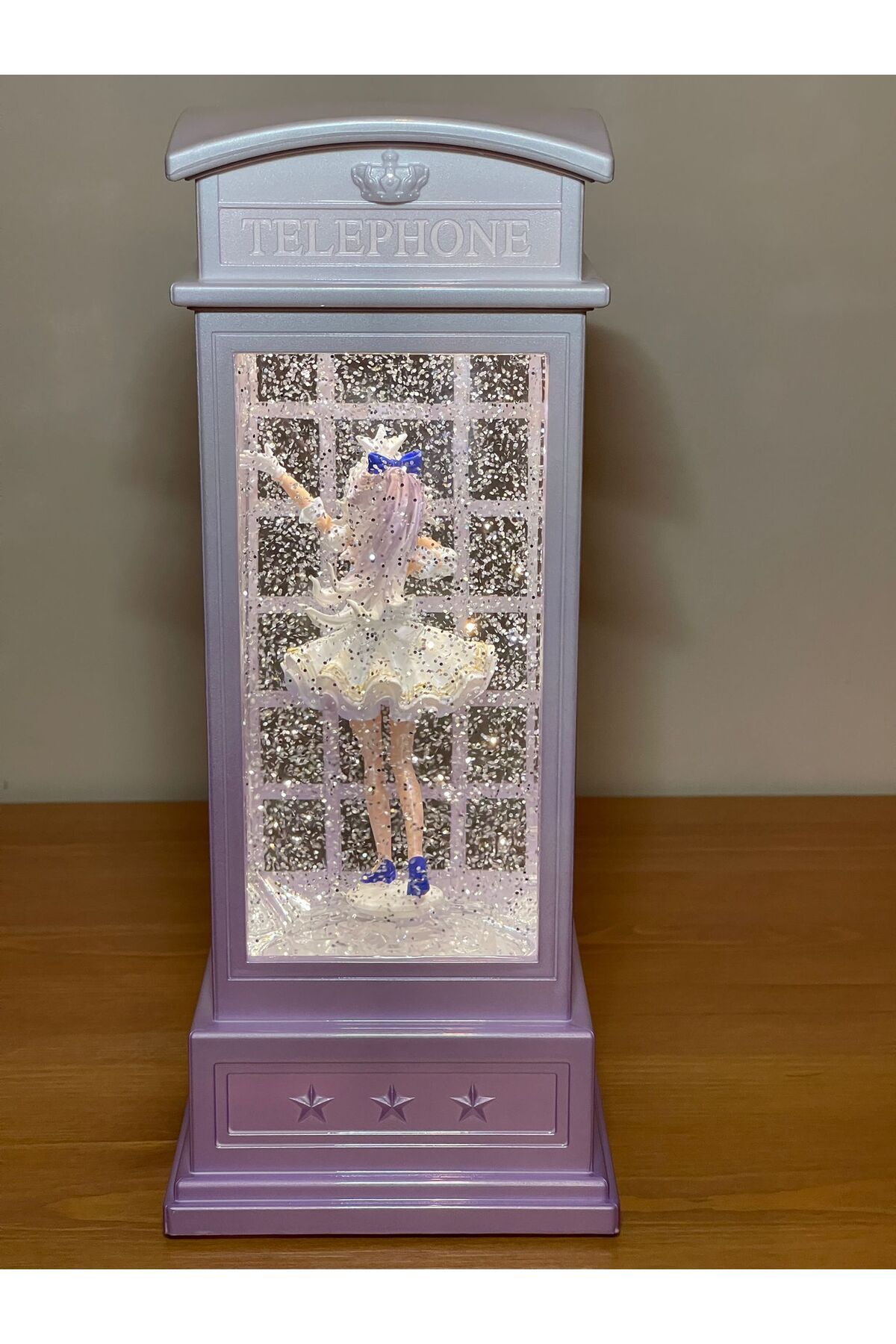 Deluxe Kar Küresi , Su Küresi, Işıklı, Müzikli, Hareketli, Kendinden Kar Yağdırma, Çocuk odası MOR