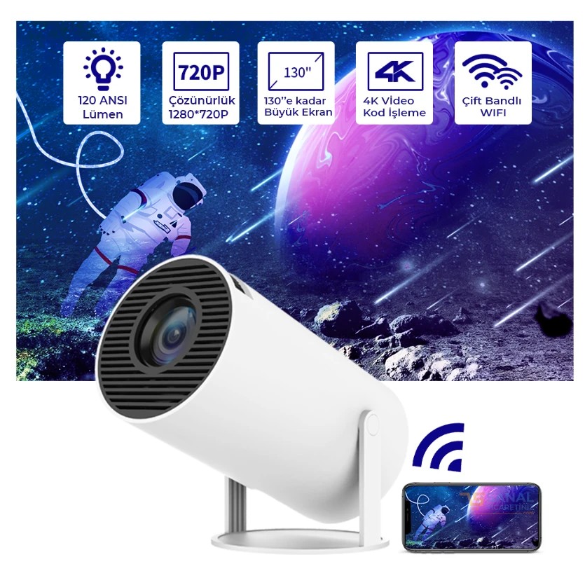 HY300 ULTRA HD PROJEKSİYON CİHAZI