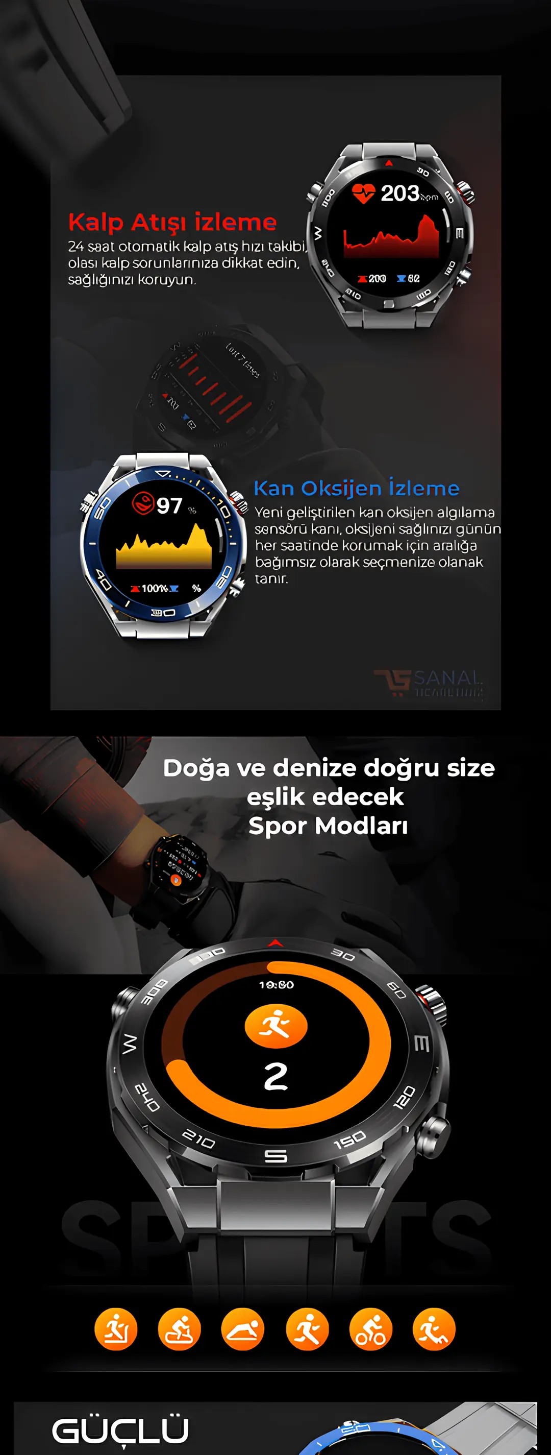 Watch VN 4 Pro Plus Akıllı Saat