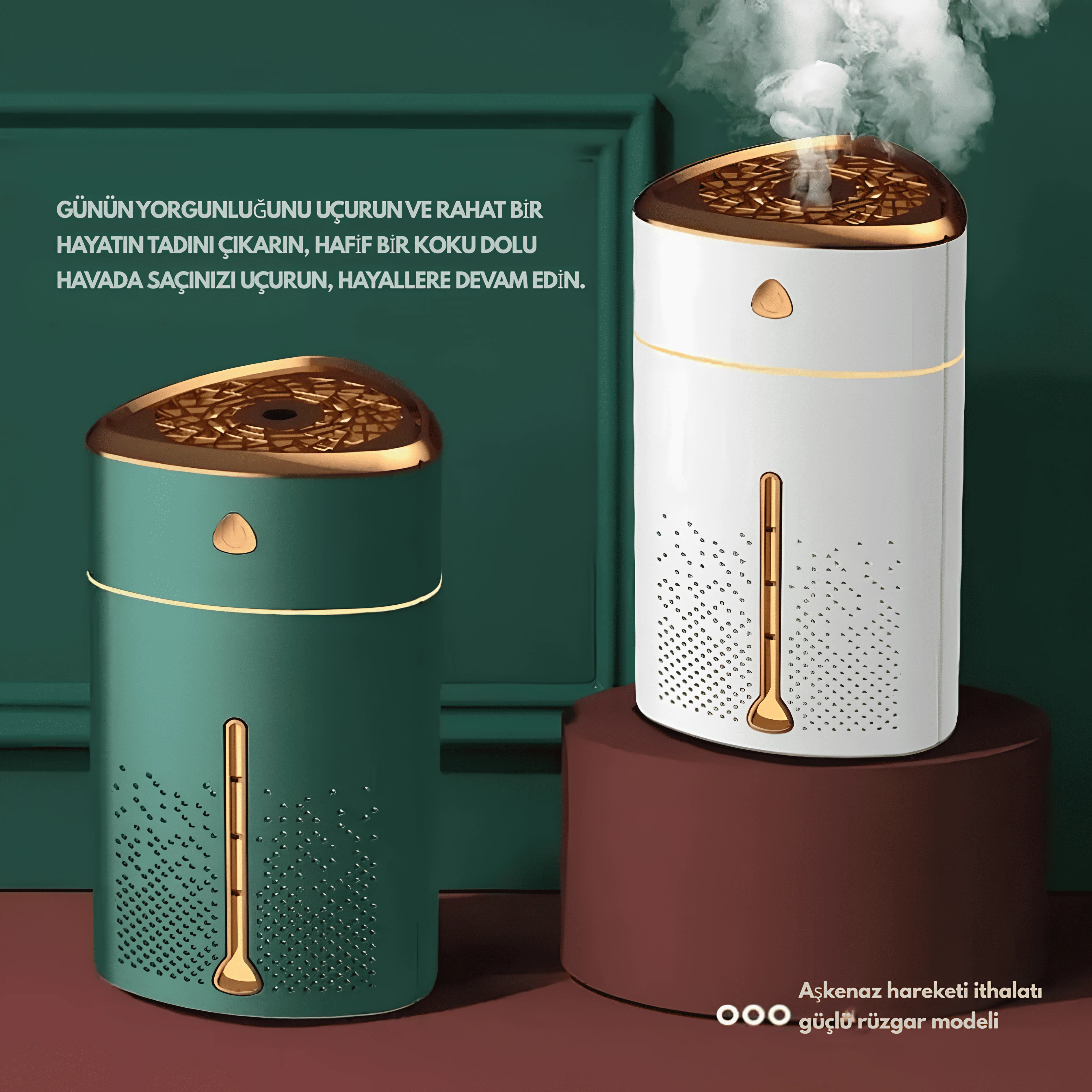 Hava Nemlendirici Humidifier Led Işıklı 1000ml