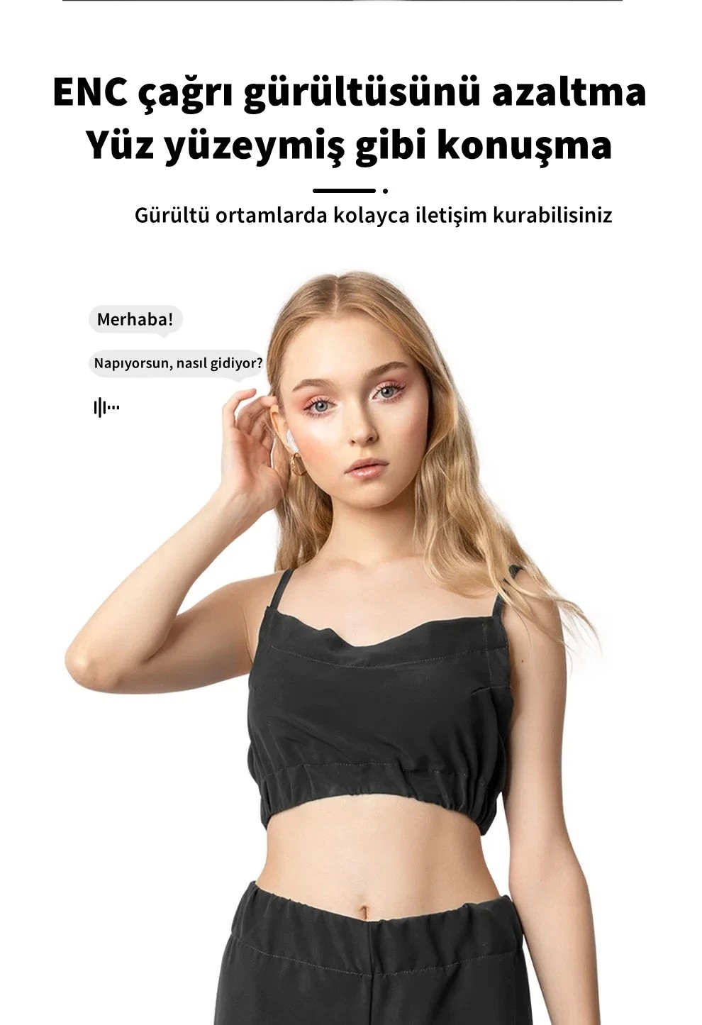Air Pro 2 ANC Dijital Göstergeli Bluetooth Kulaklık