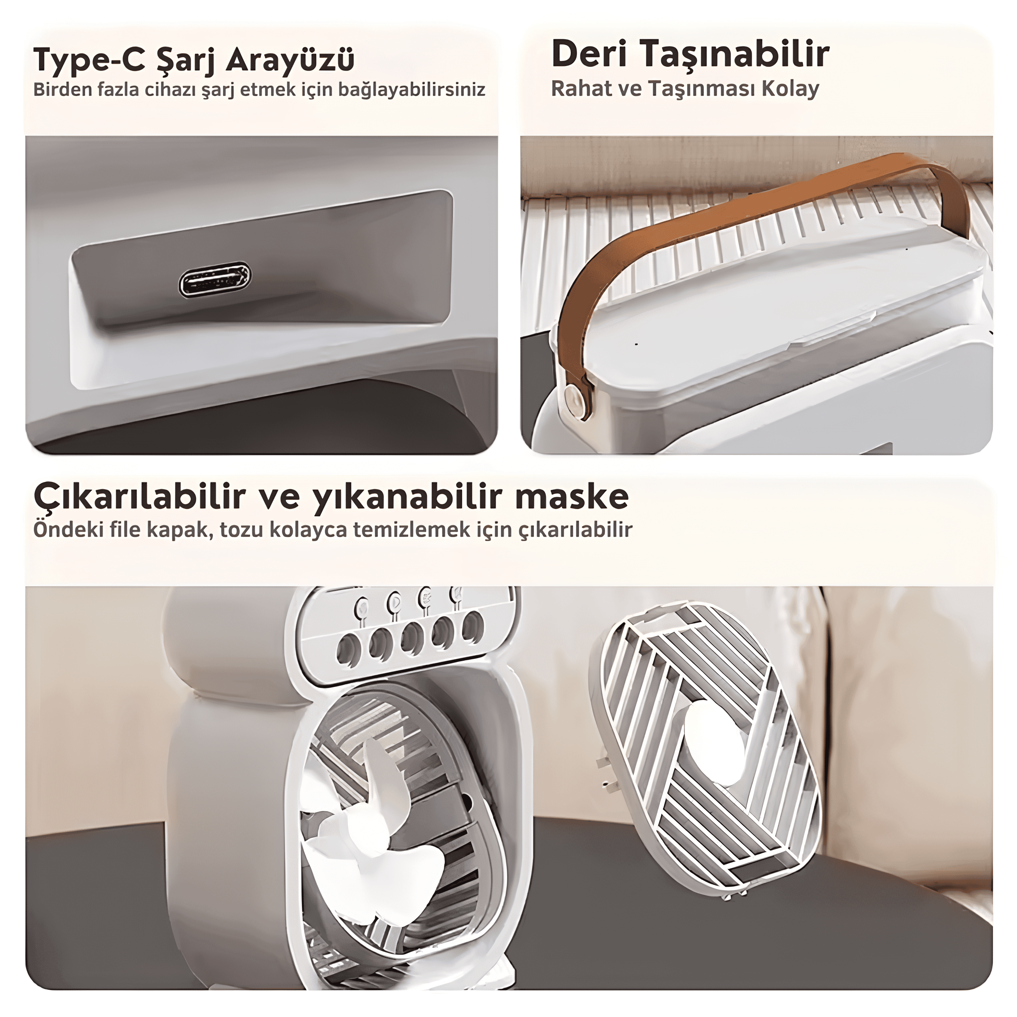 BuzAir Nova Masaüstü Fan 