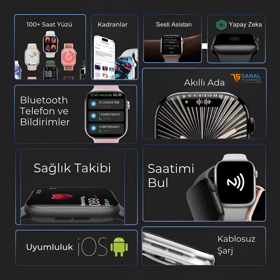 Watch 10X Premium Akıllı Saat