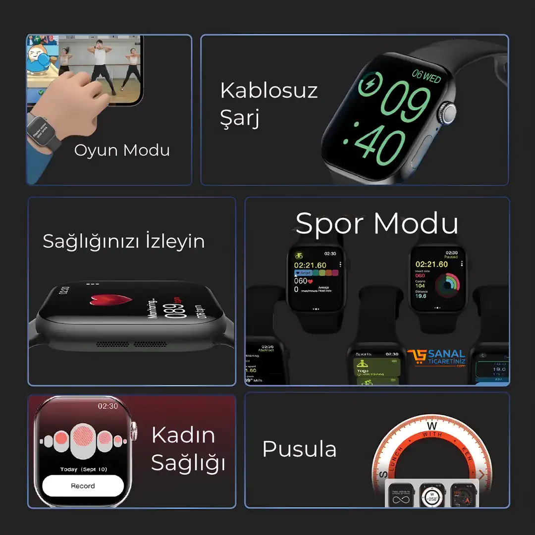 Watch 10X Premium Akıllı Saat