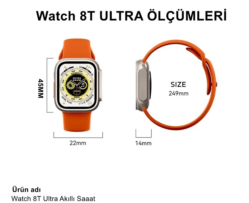 Watch 8T Ultra 2 Akıllı Saat