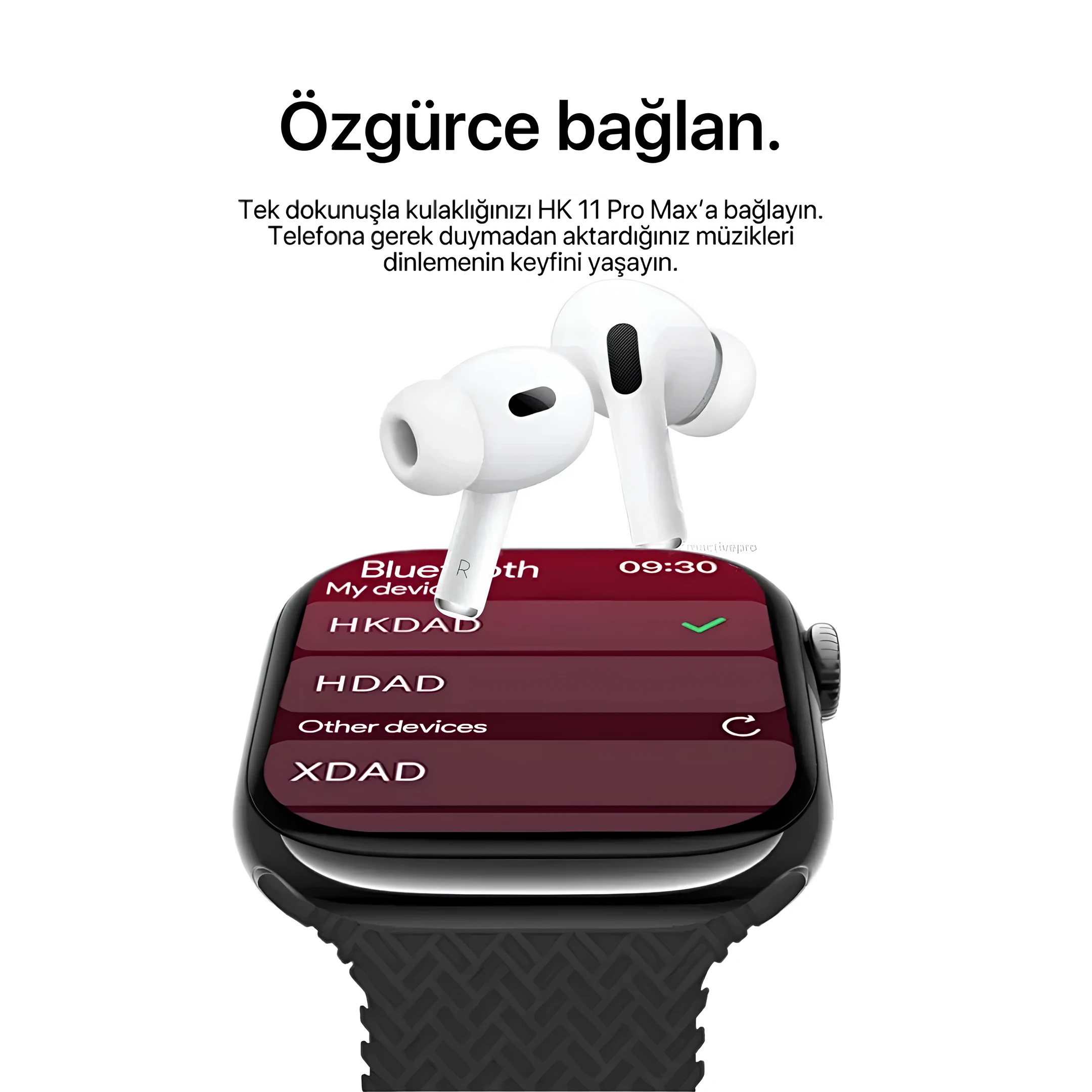 Watch 11 HK Mini Premium Akıllı Saat (Yeni Sürüm)