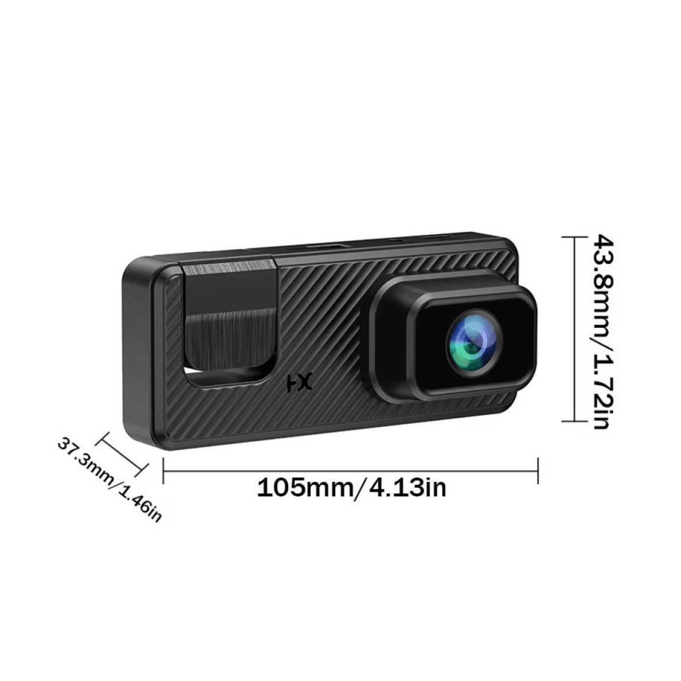 Q301 Çift Lensli 3 Kameralı WI-FI Araç Kamerası 