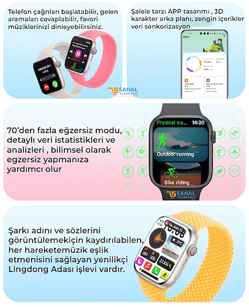 Watch 9 Mini Akıllı Saat 