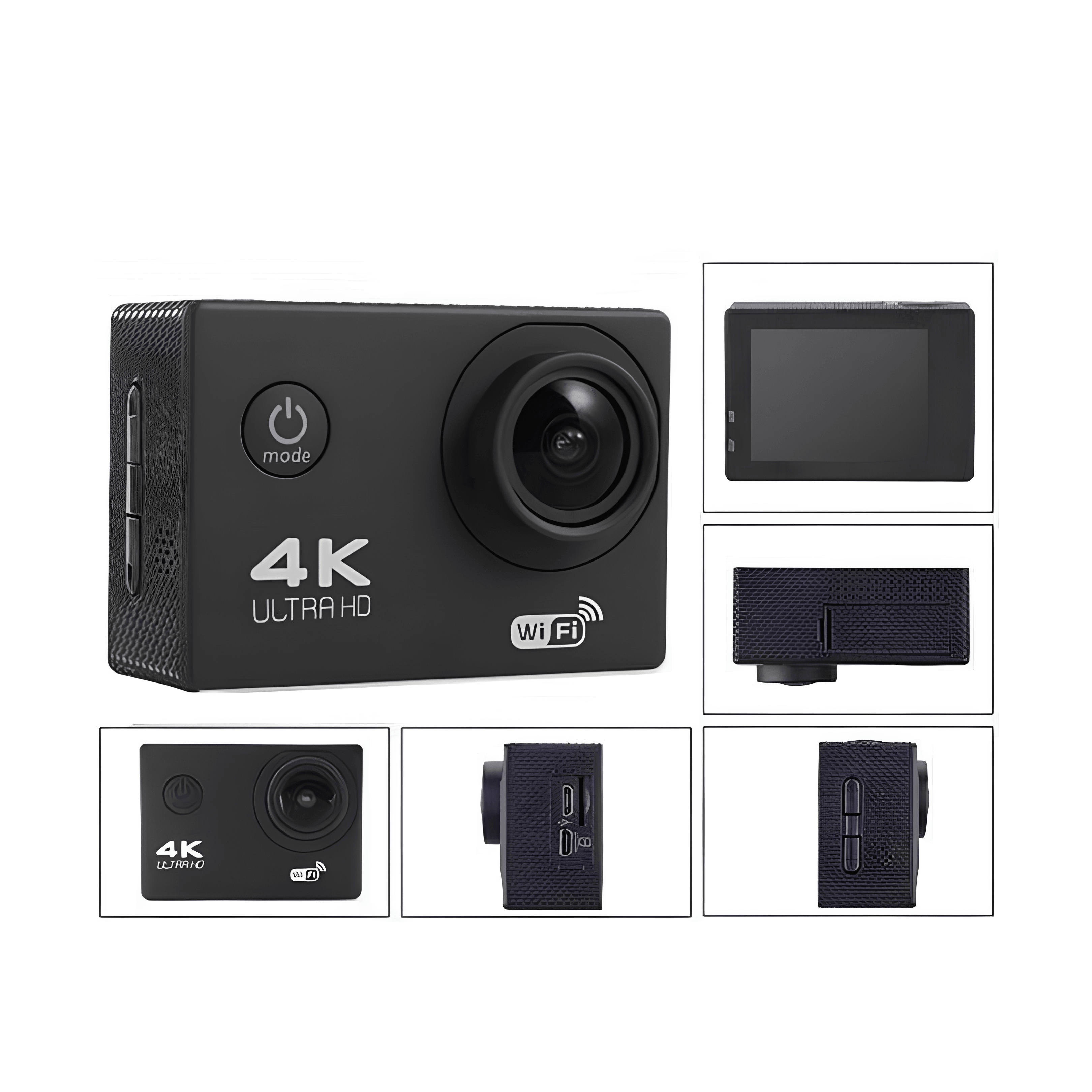  4K Ultra HD WiFi Su Geçirmez Aksiyon Kamerası
