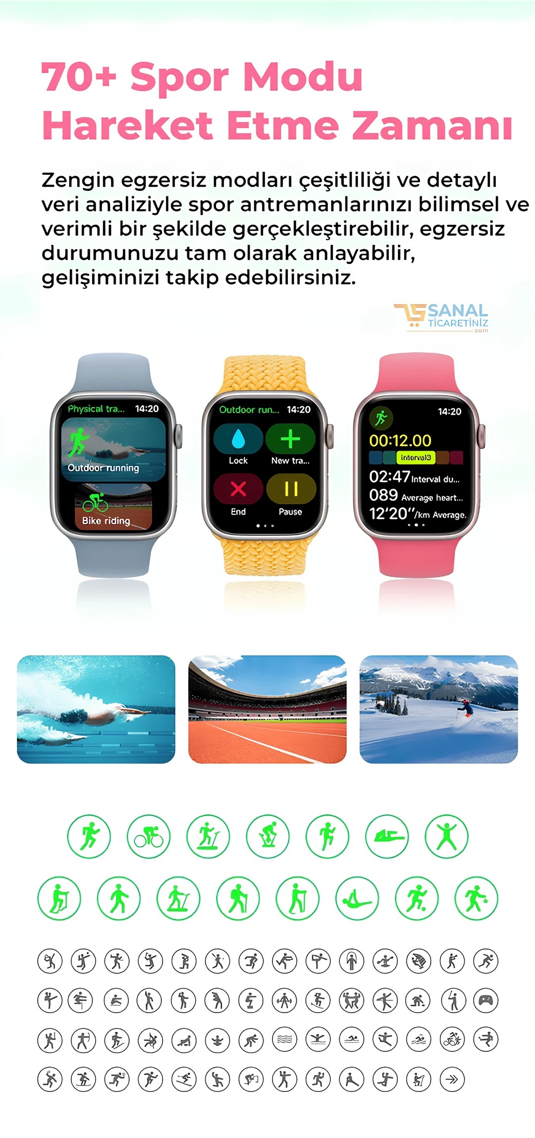 Watch 9 Mini Akıllı Saat 
