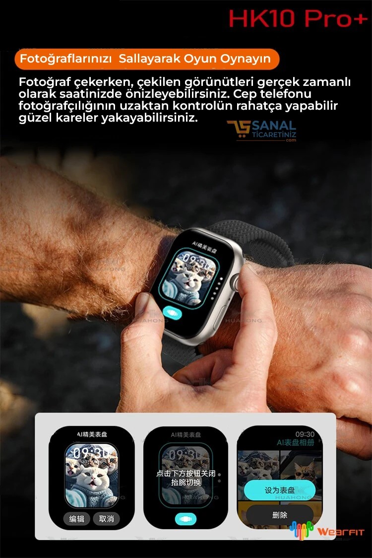 Watch 10 HK Pro Max Akıllı Saat (Yeni Sürüm)