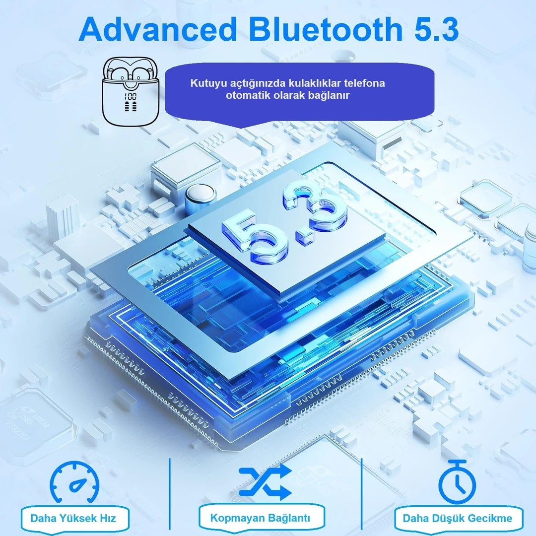 2 Adet Heyplus S1 Premium Bluetooth Kulaklık