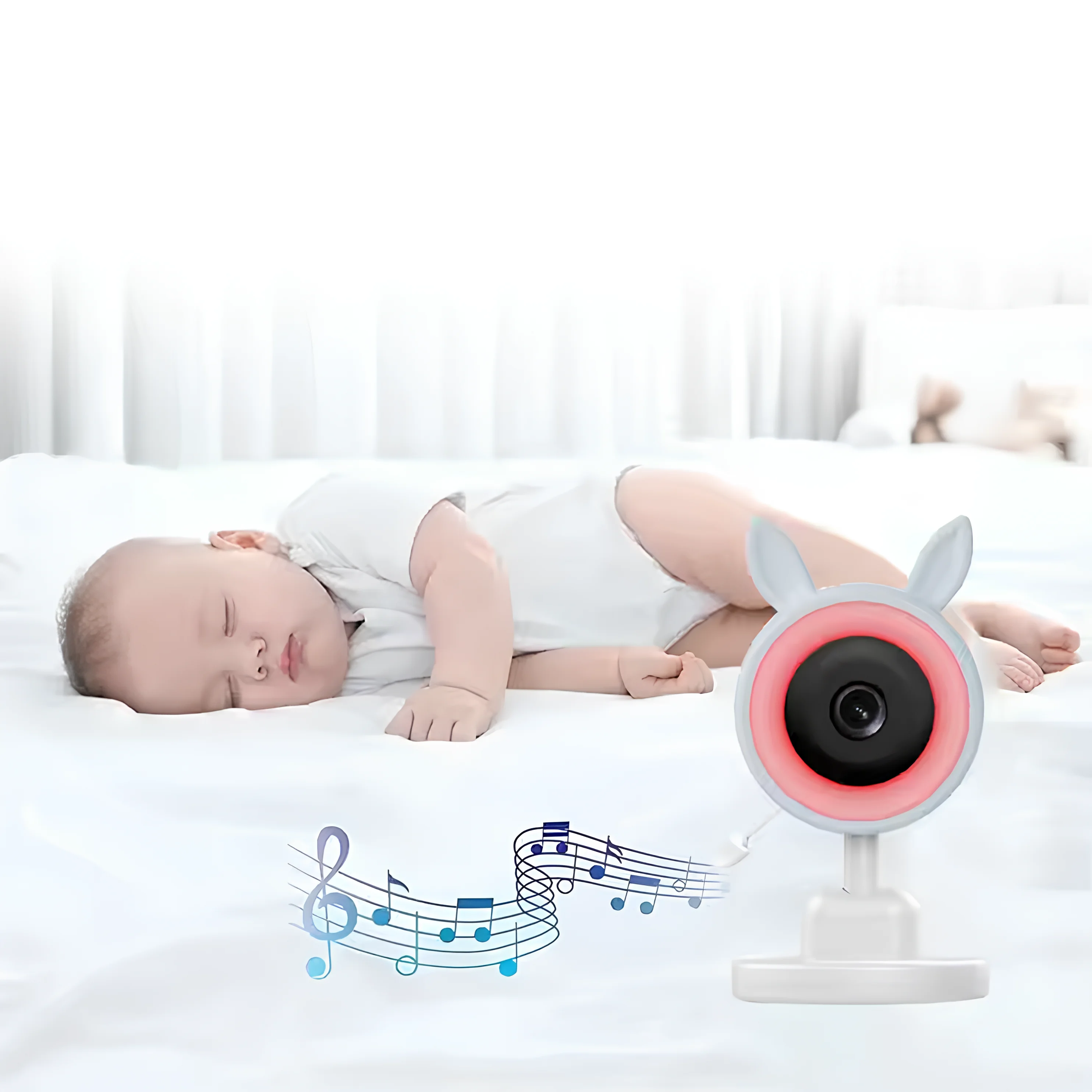 Monitörlü Akıllı Bebek Kamerası