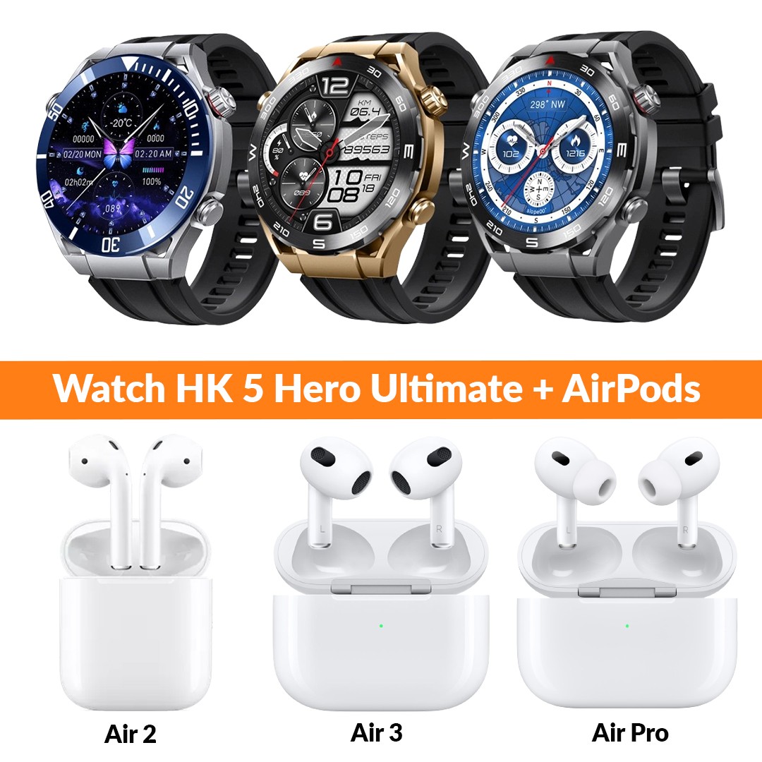Watch Hk 5 Hero Ultimate + AirPods