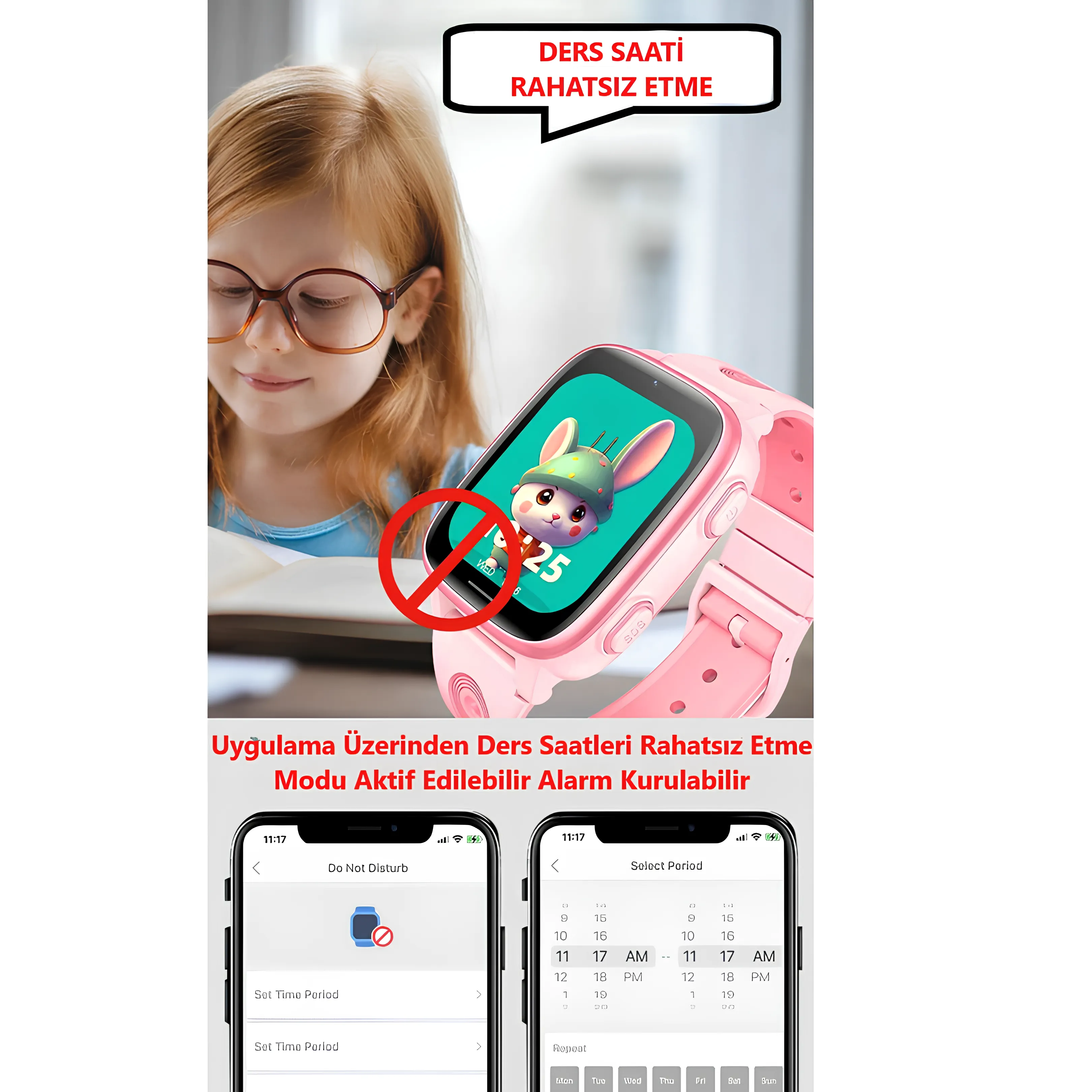 Wonlex CT23 4G GPS'li Çocuk Saati (Son Sürüm)