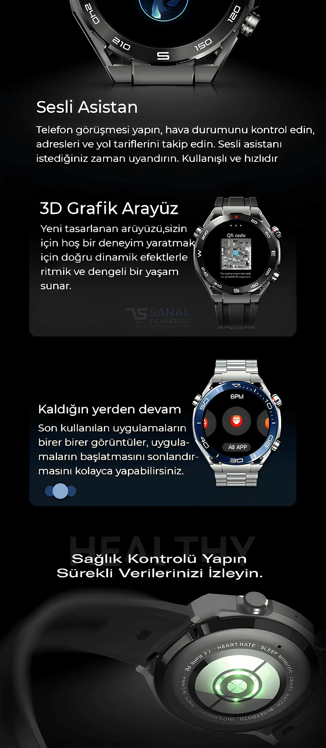 Watch VN 4 Pro Plus Akıllı Saat