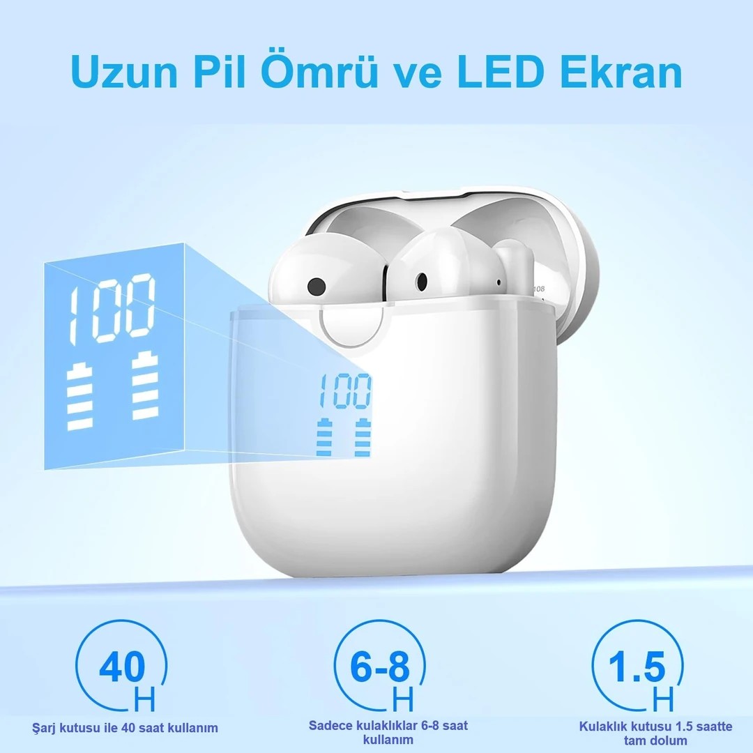 2 Adet Heyplus S1 Premium Bluetooth Kulaklık