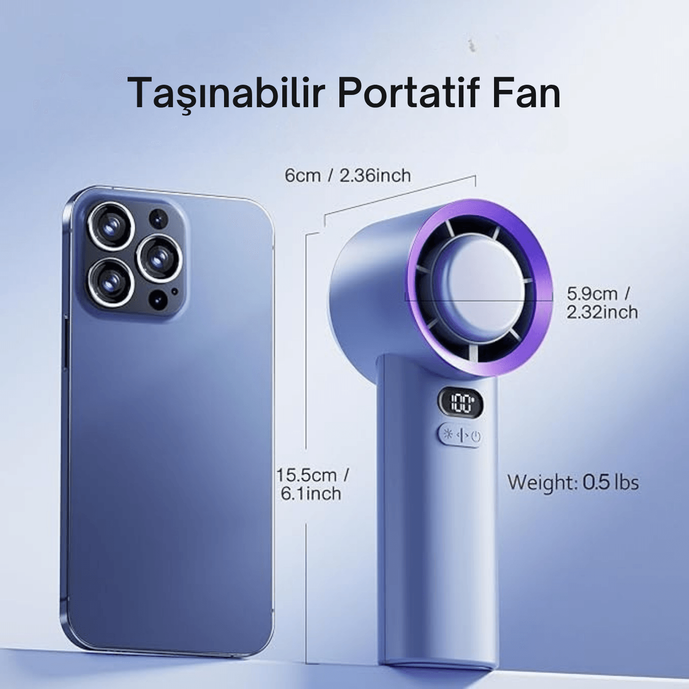 Dijital Soğutmalı Taşınabilir Fan 