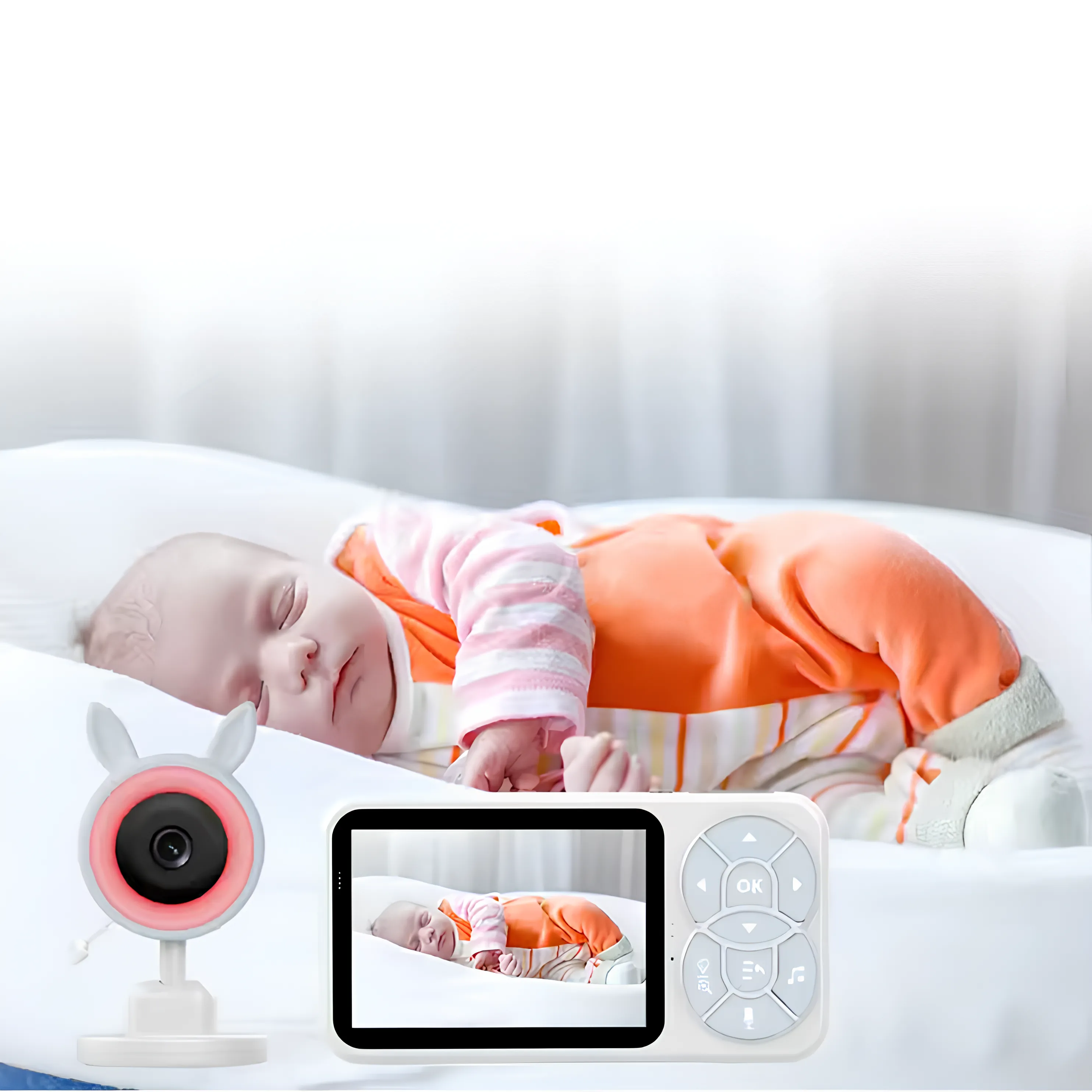 Monitörlü Akıllı Bebek Kamerası