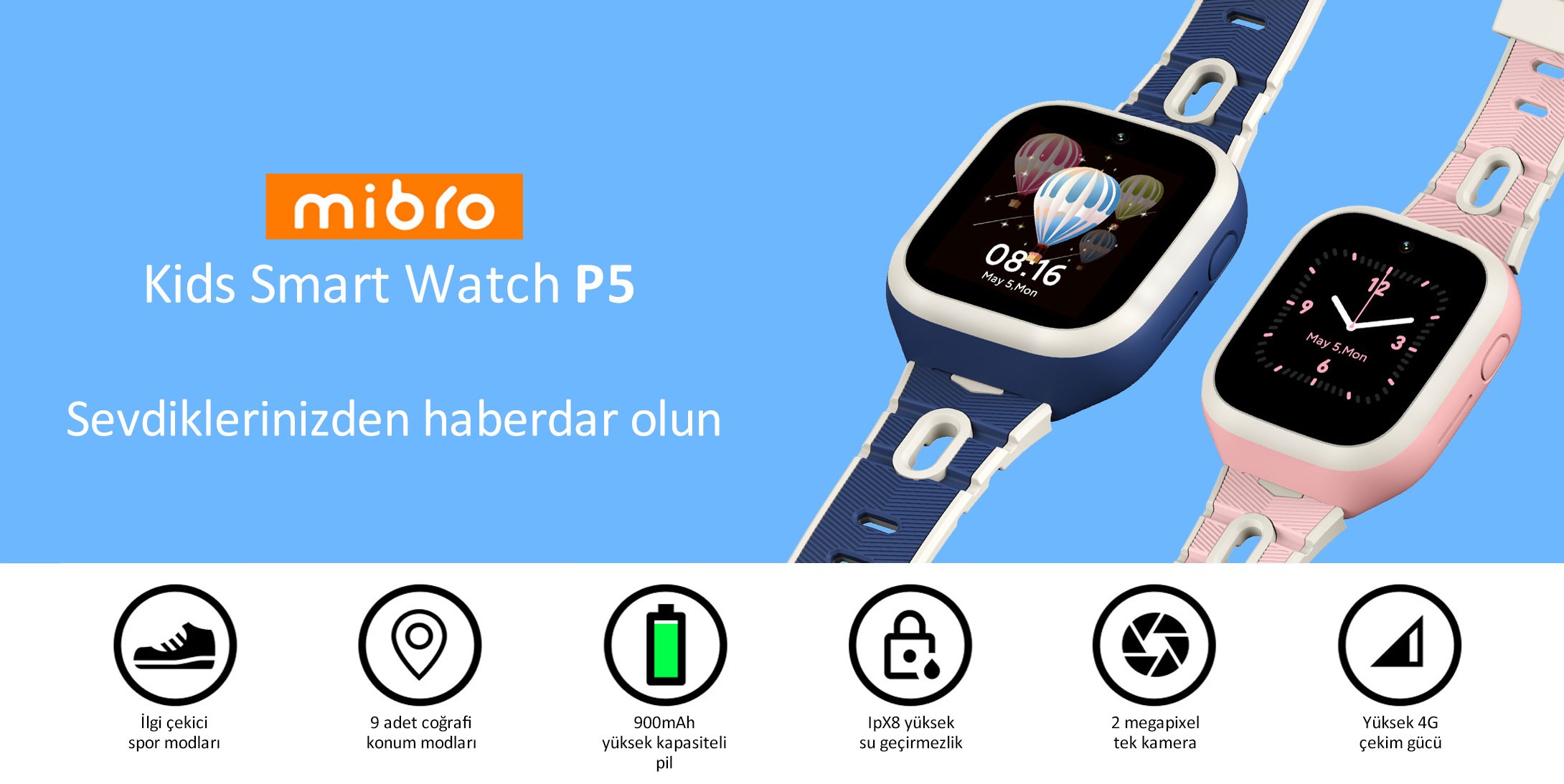 Mibro P5 Akıllı Çocuk Saati