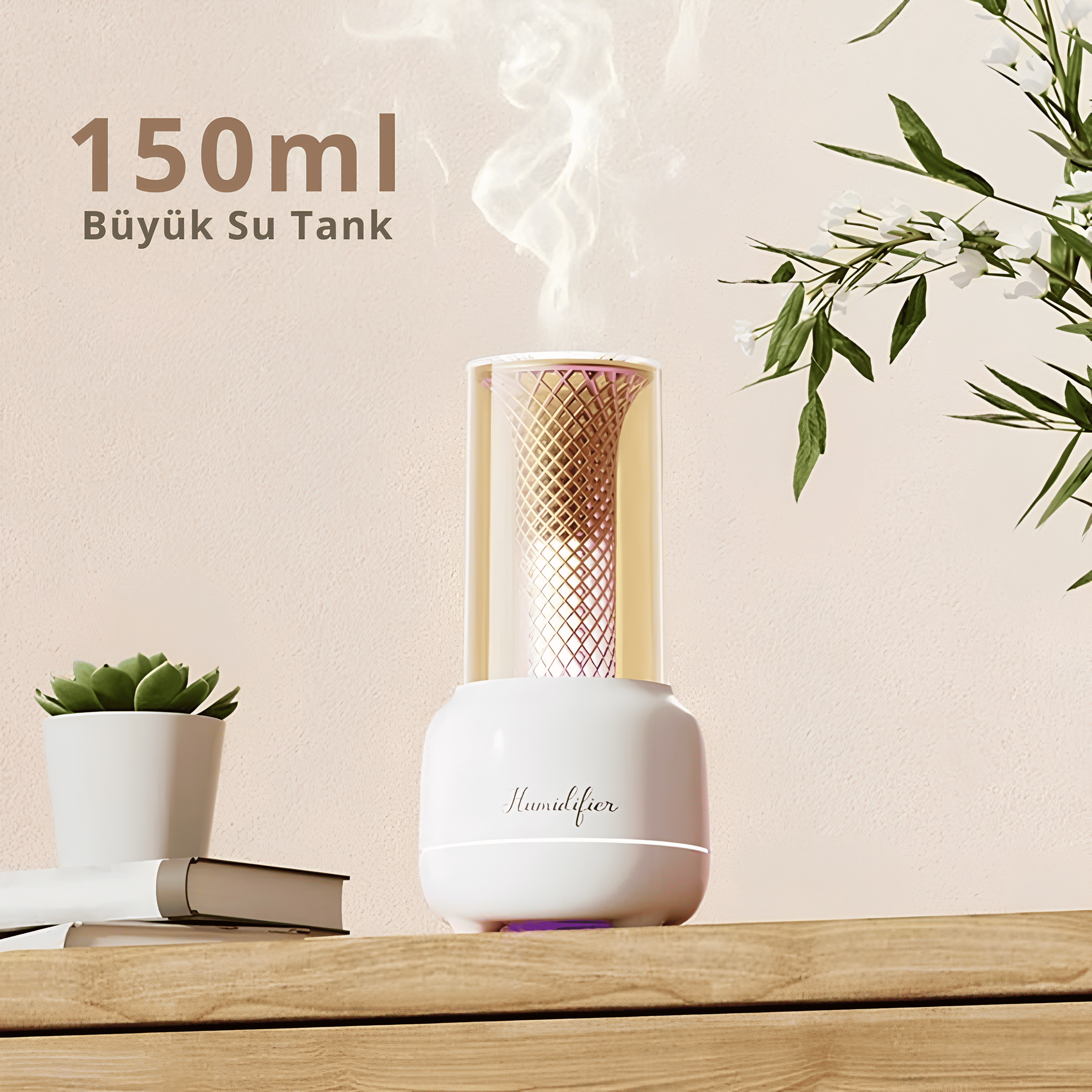  Hava Nemlendirici Buhar Makinesi Ve Aroma Difüzörü
