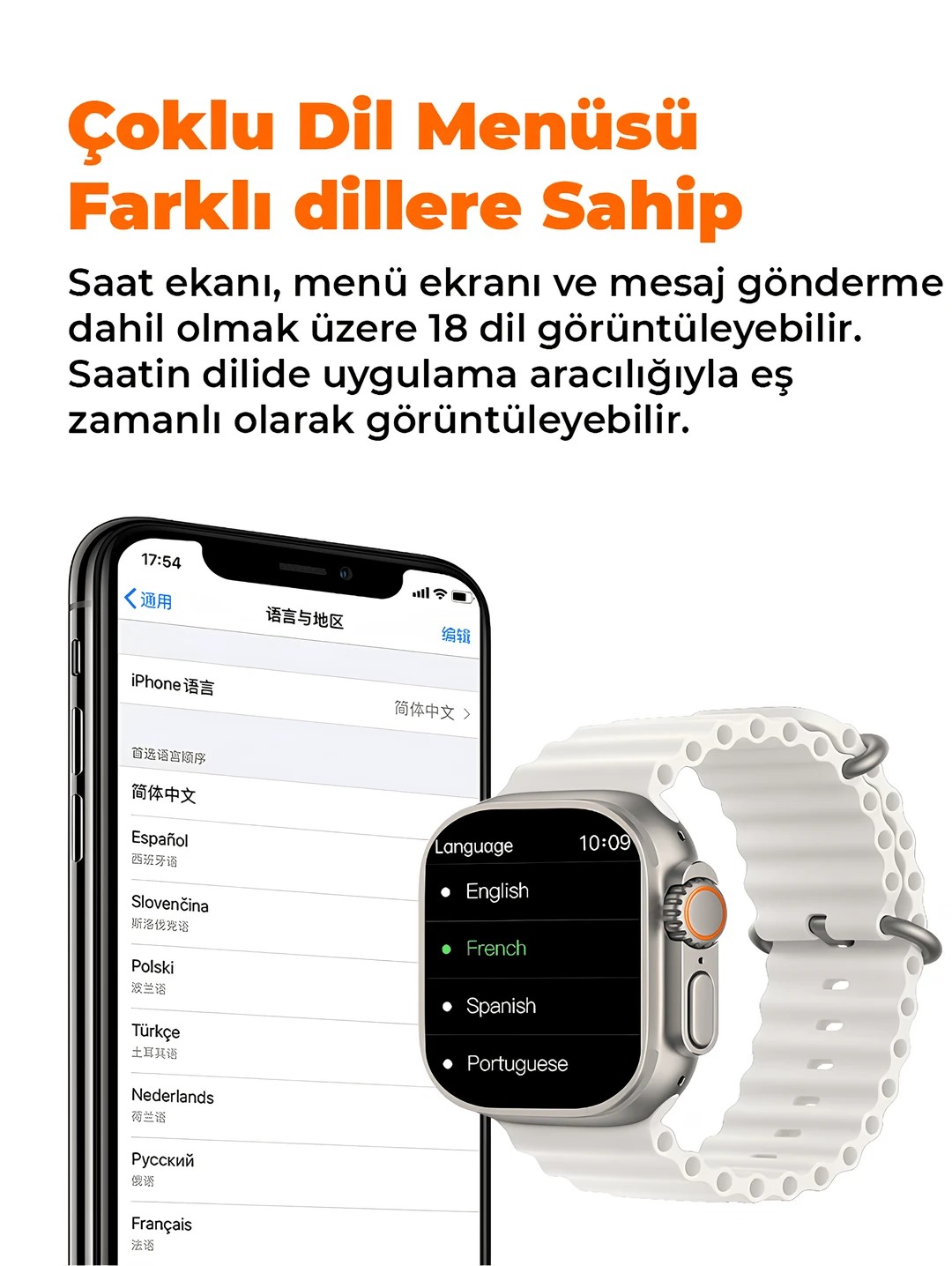 Watch T10 Ultra Akıllı Saat 