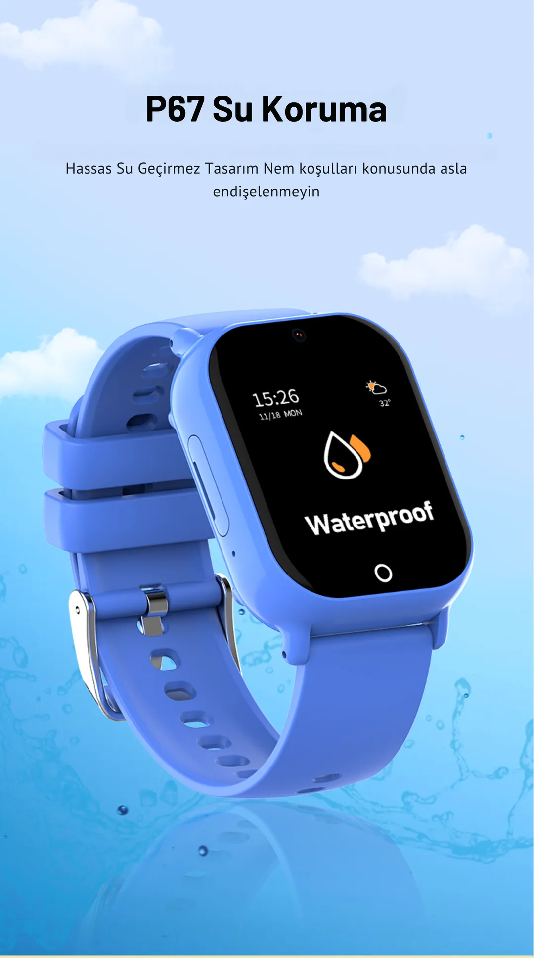 Wonlex KT01 Mini Tasarım Akıllı Çocuk Saati