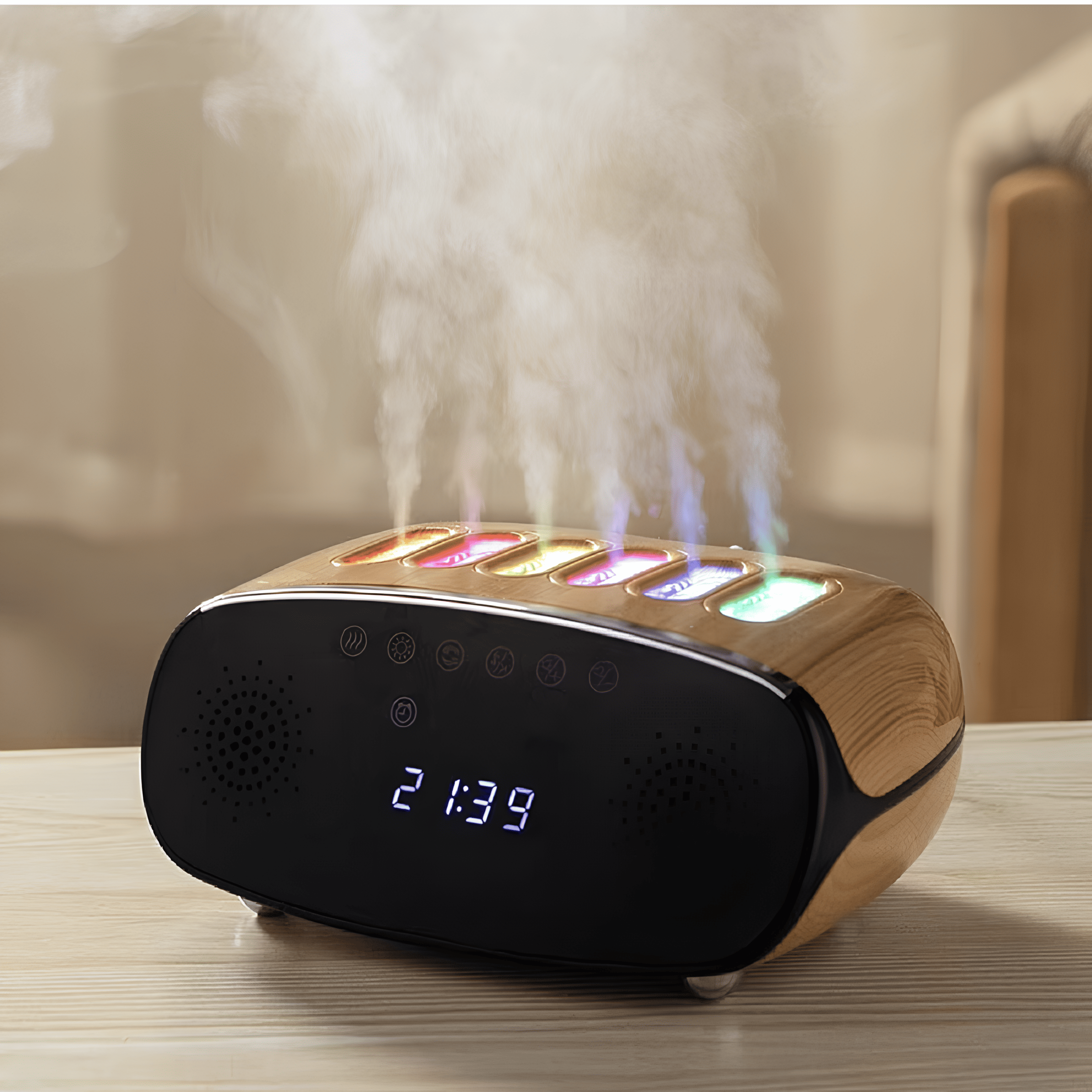 Çok Fonksiyonlu Aroma Dijital Spekaer Nemlendirici
