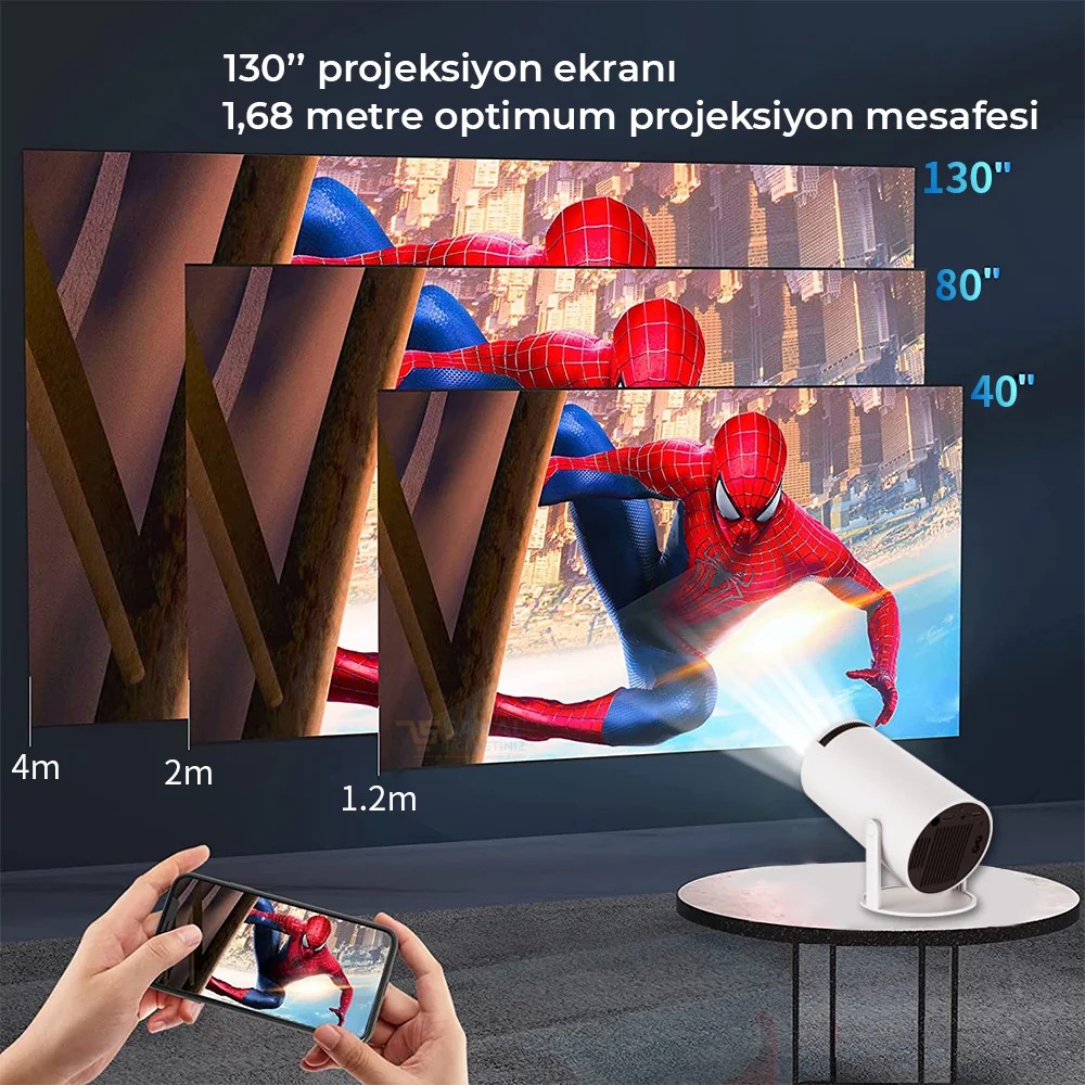HY300 ULTRA HD PROJEKSİYON CİHAZI