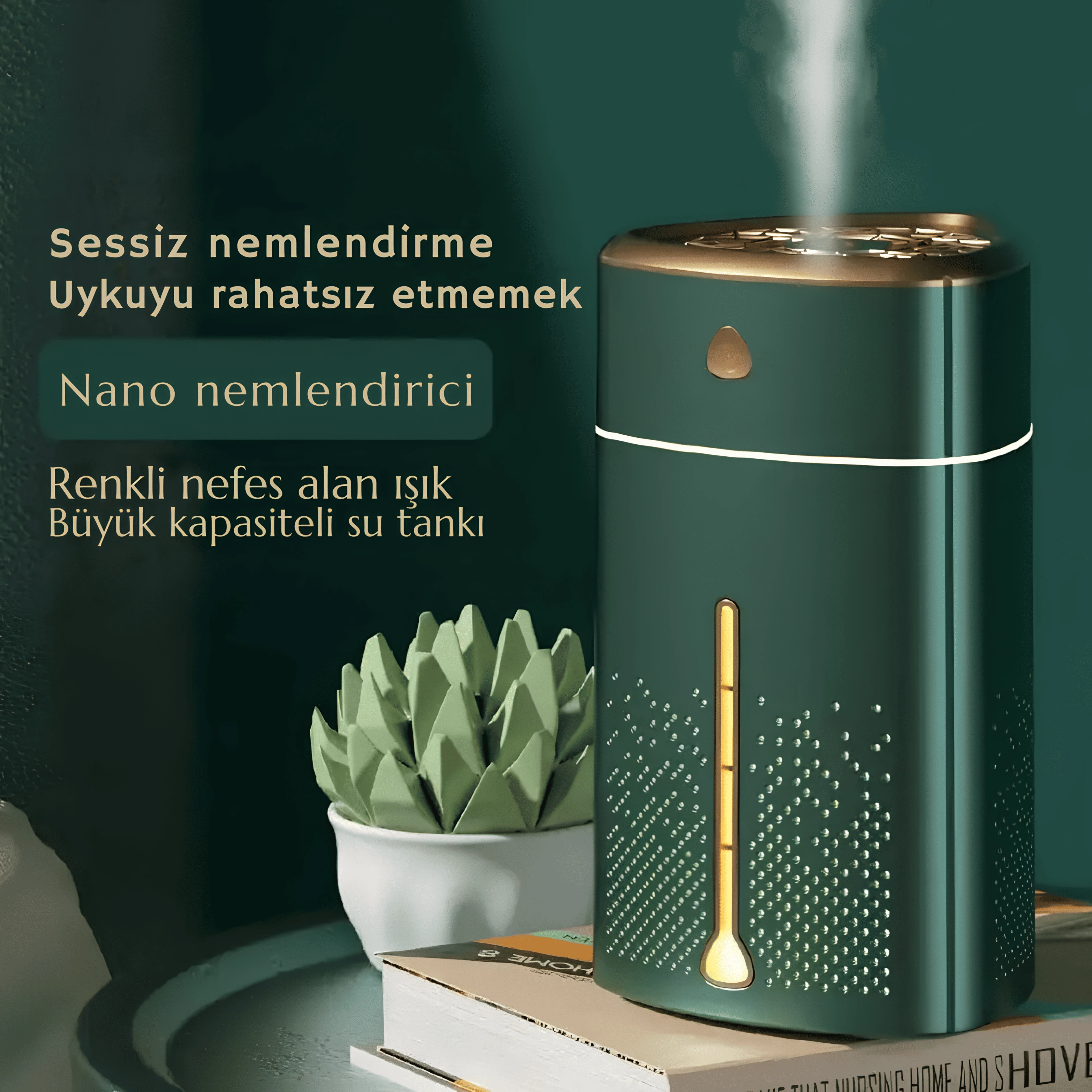 Hava Nemlendirici Humidifier Led Işıklı 1000ml