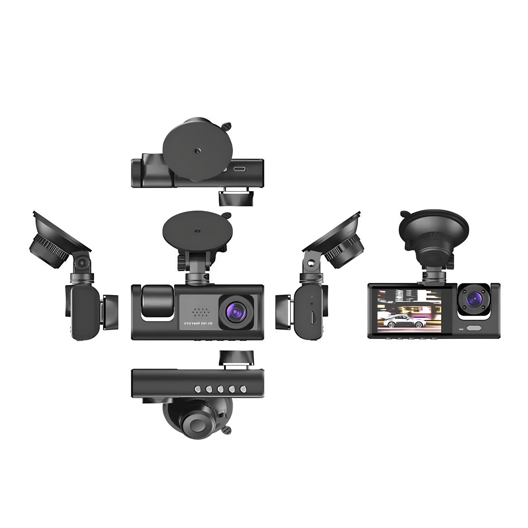 3 Kameralı Araç Kamerası Dash TA-01