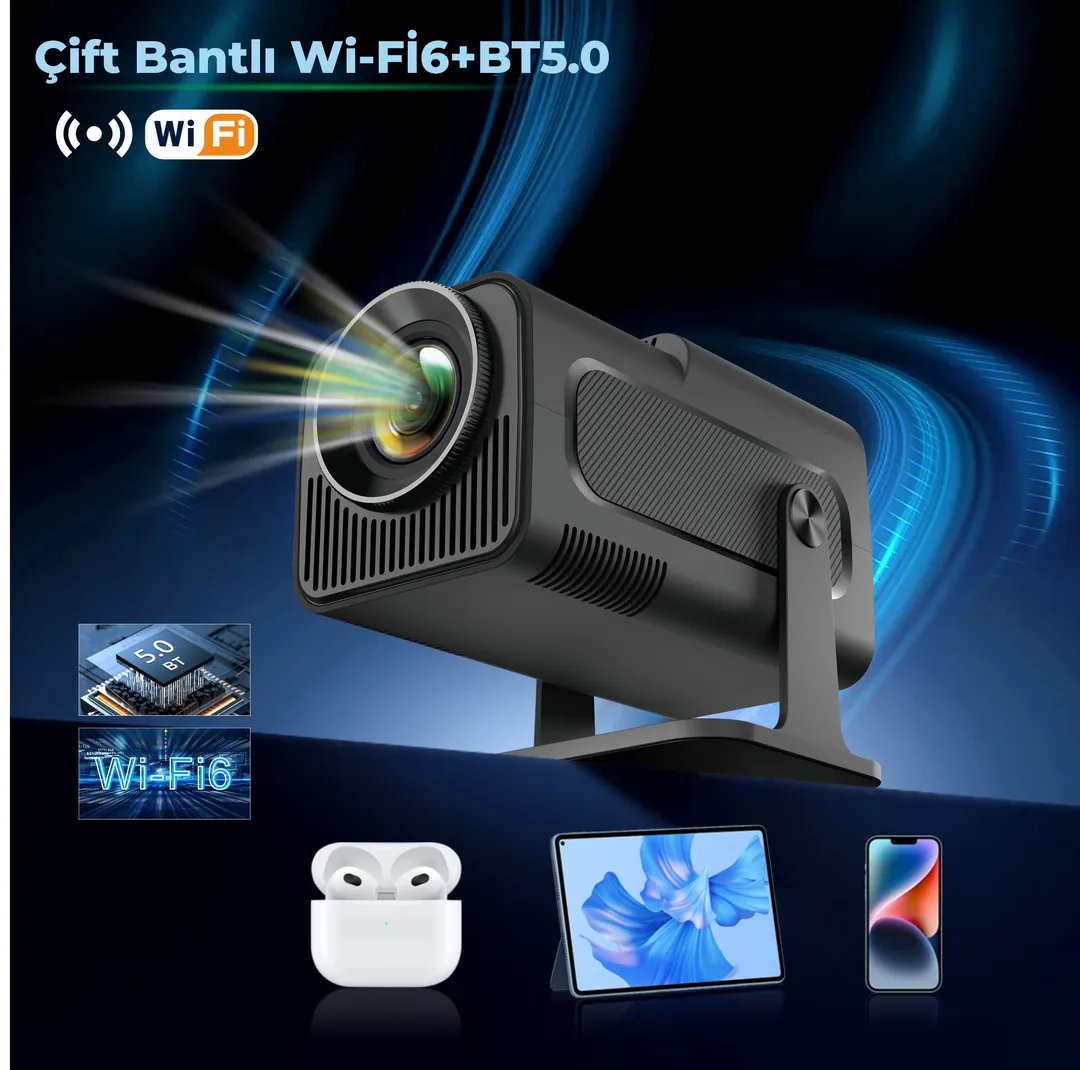 HY320 LED WIFI Android Projeksiyon Cihazı