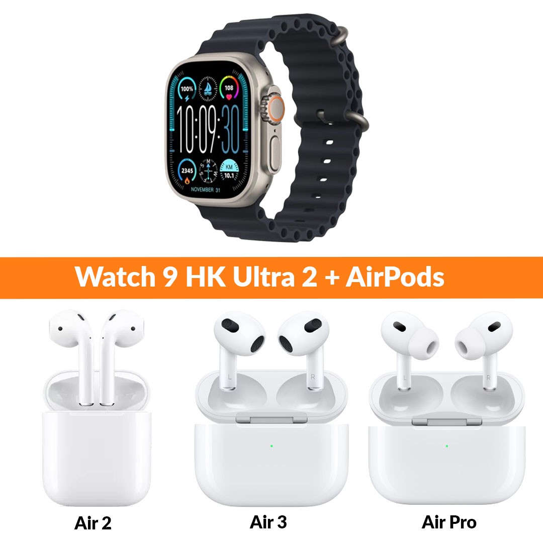 Watch 9 HK Ultra 2 + Airpods