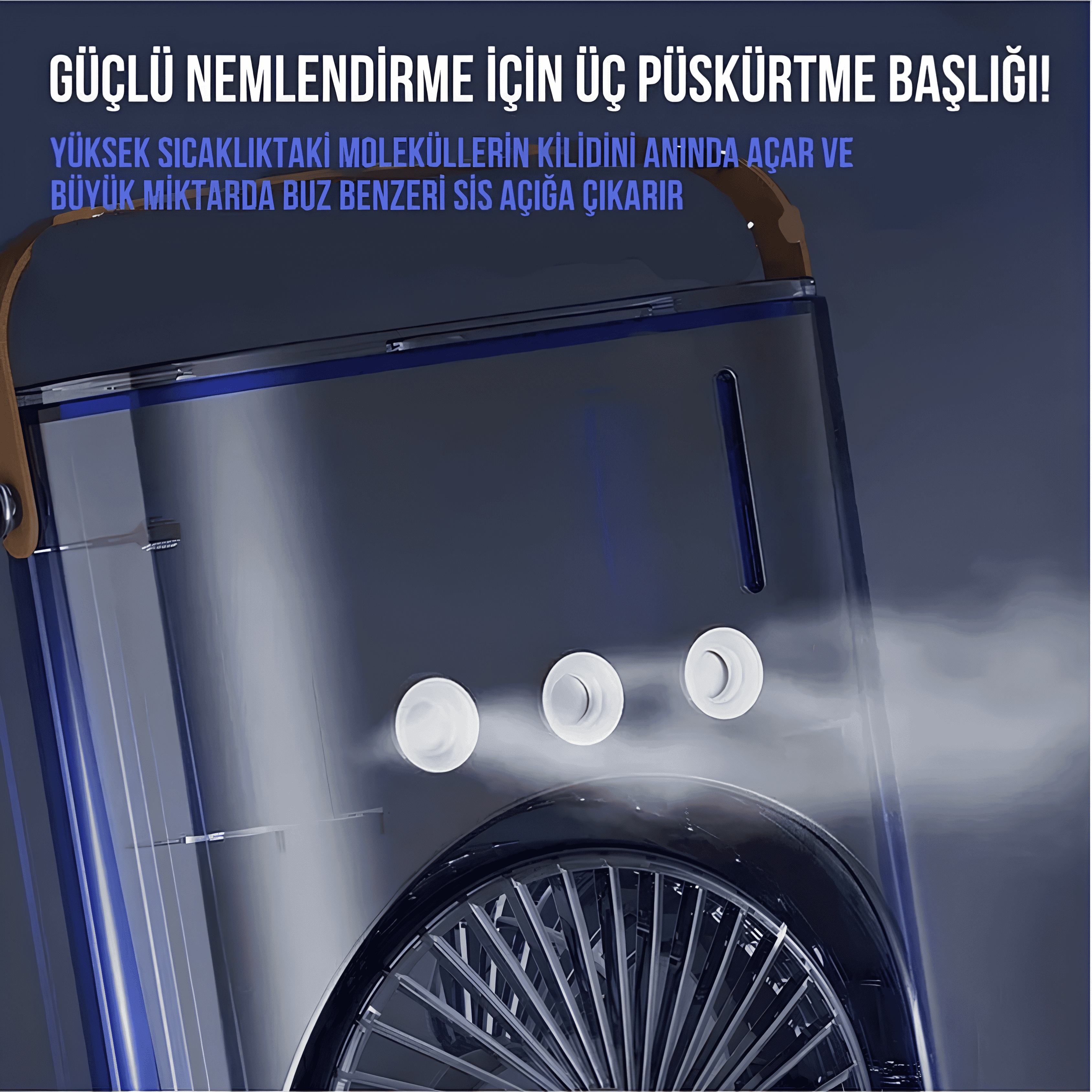 Hava Nemledirici AirFrezee Çift Fanlı